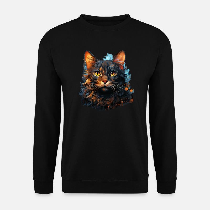Chat - Sweat-shirt Unisexe - noir