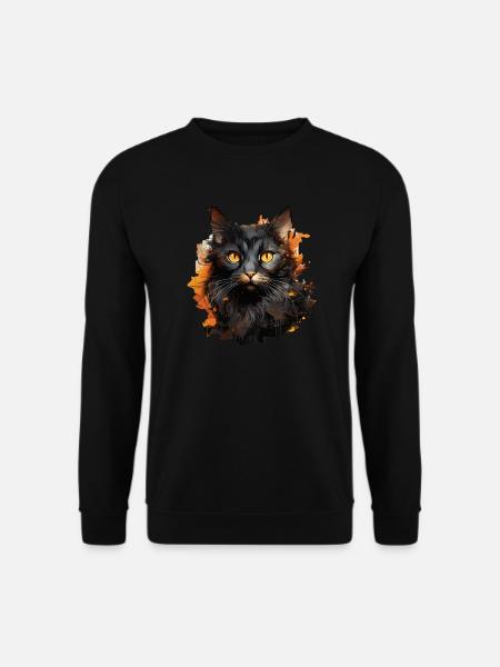 Chat - Sweat-shirt Unisexe - noir