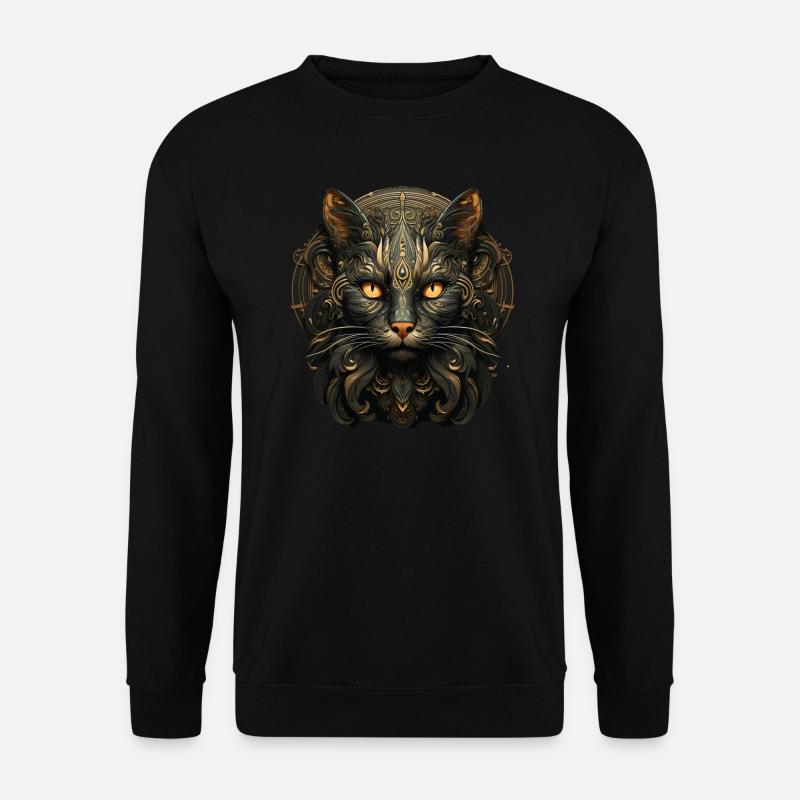 Cat - Unisex Sweatshirt - black