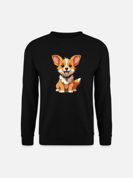 Dog - Kawaii Style - Unisex Sweatshirt - black