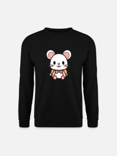 Mouse - Kawaii Style - Unisex Sweatshirt - black