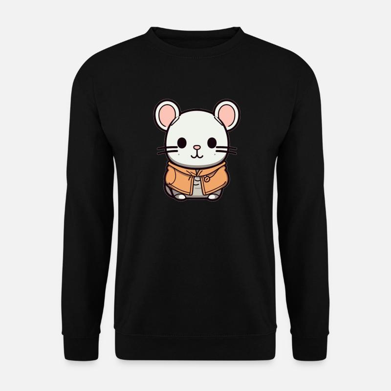 Mouse - Kawaii Style - Unisex Sweatshirt - black