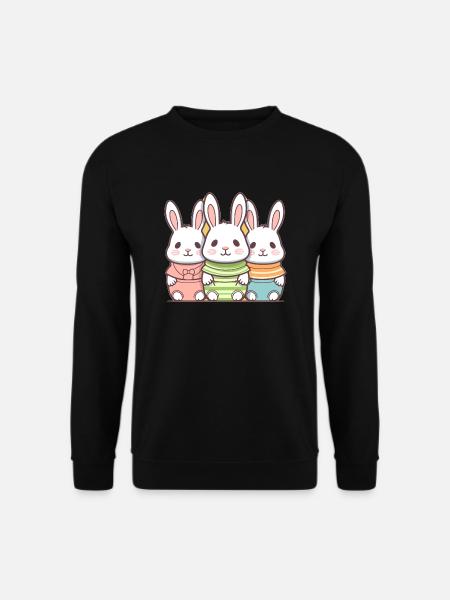 Bunny - Kawaii Style - Unisex Sweatshirt - black