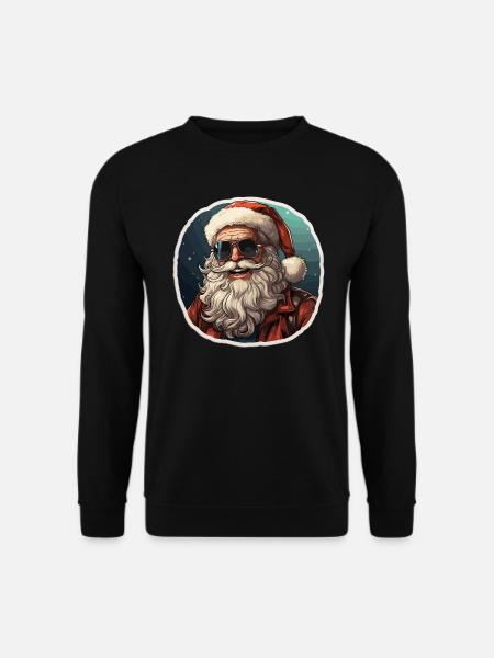 Père Noël - illustration - Sweat-shirt Unisexe - noir