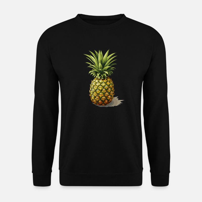 Ananas - illustration - Sweat-shirt Unisexe - noir