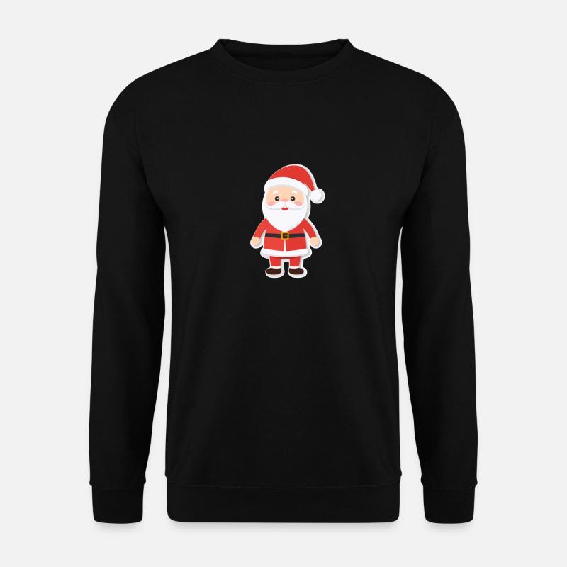 Santa Claus - illustration - Unisex Sweatshirt - black