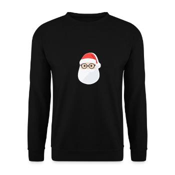 Santa Claus - illustration - Unisex Sweatshirt - black - Front - Alina (178cm) & Michal (187cm)