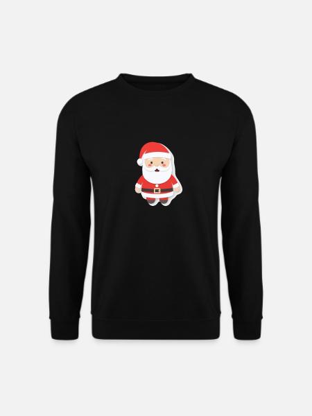 Santa Claus - illustration - Unisex Sweatshirt - black