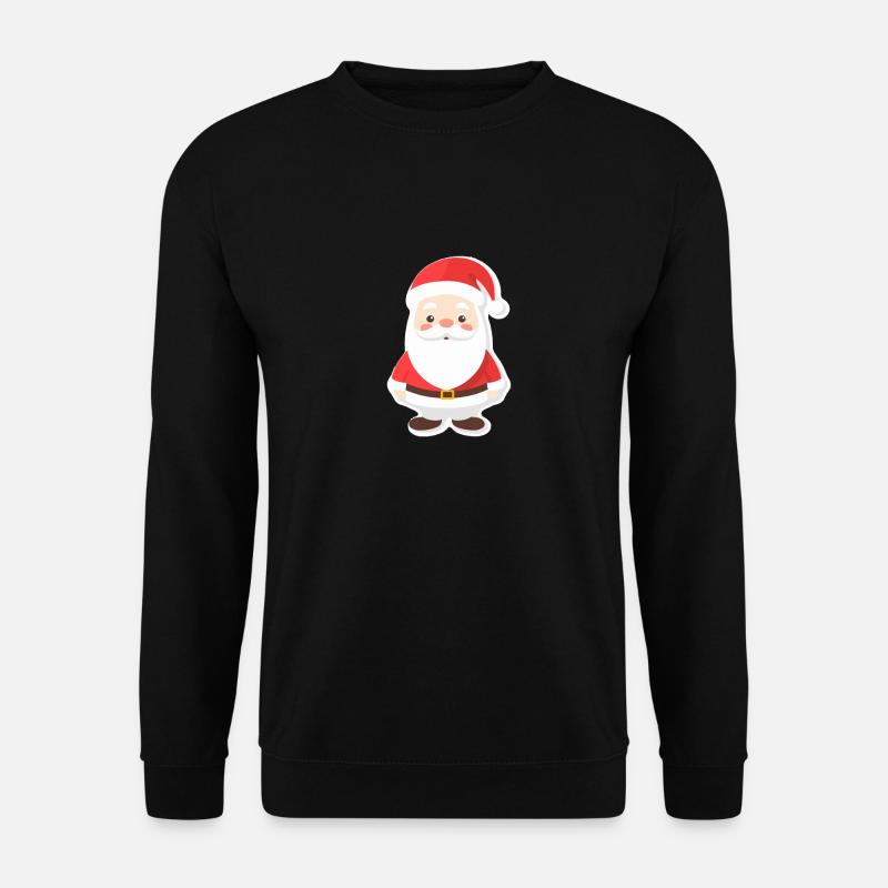 Santa Claus - illustration - Unisex Sweatshirt - black