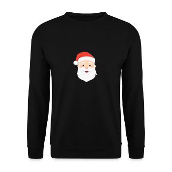 Santa Claus - illustration - Unisex Sweatshirt - black - Front - Alina (178cm) & Michal (187cm)