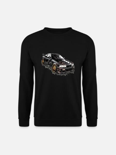 Car - Illustration - Unisex Sweatshirt - black