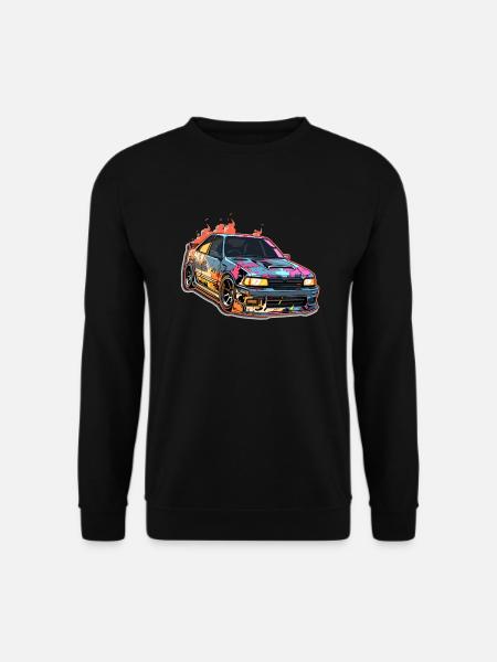 Car - Illustration - Unisex Sweatshirt - black