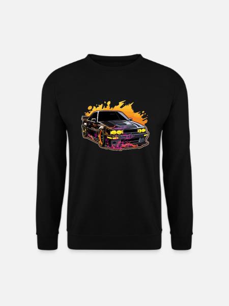 Car - Illustration - Unisex Sweatshirt - black