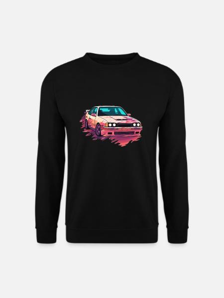 Car - Illustration - Unisex Sweatshirt - black
