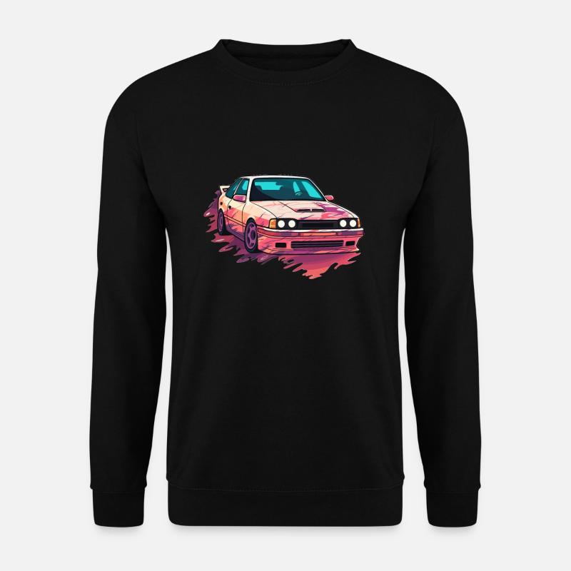 Car - Illustration - Unisex Sweatshirt - black