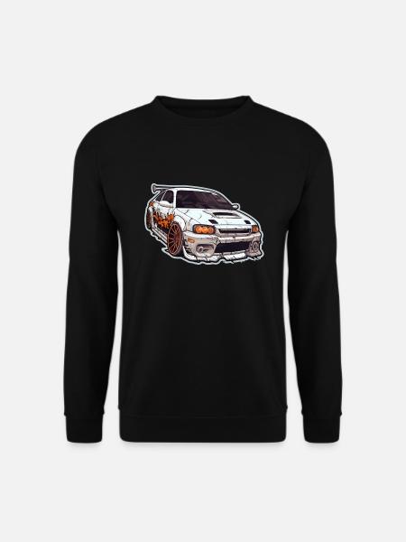 Car - Illustration - Unisex Sweatshirt - black