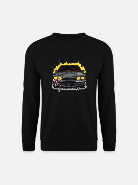 Car - Illustration - Unisex Sweatshirt - black