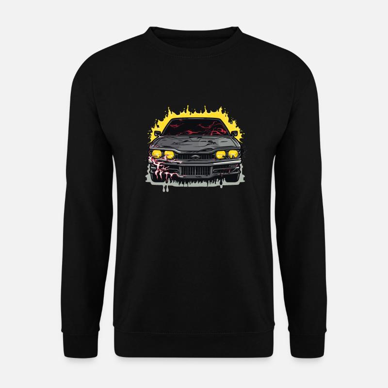 Car - Illustration - Unisex Sweatshirt - black