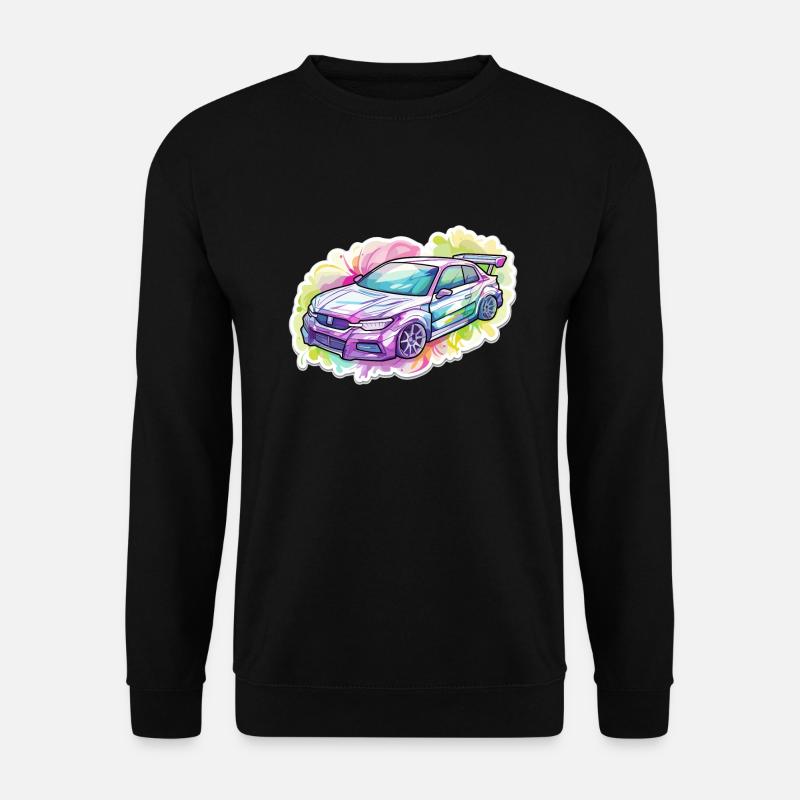 Car - Illustration - Unisex Sweatshirt - black
