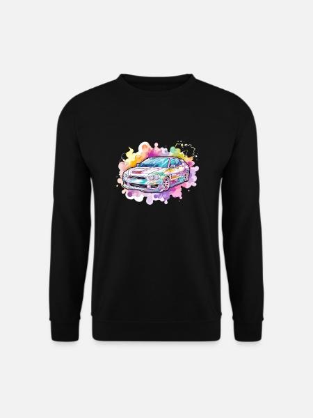 Car - Illustration - Unisex Sweatshirt - black