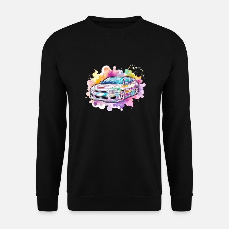 Voiture - Illustration - Sweat-shirt Unisexe - noir