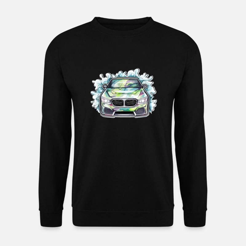 Car - Illustration - Unisex Sweatshirt - black