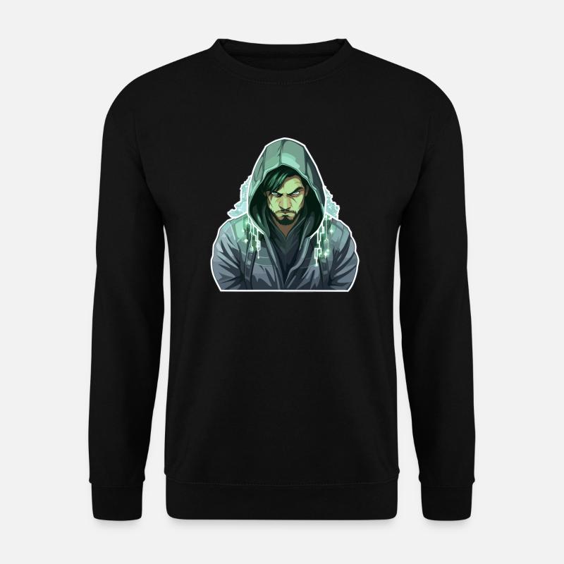 Ethical Hacker - Illustration - Unisex Pullover - Schwarz