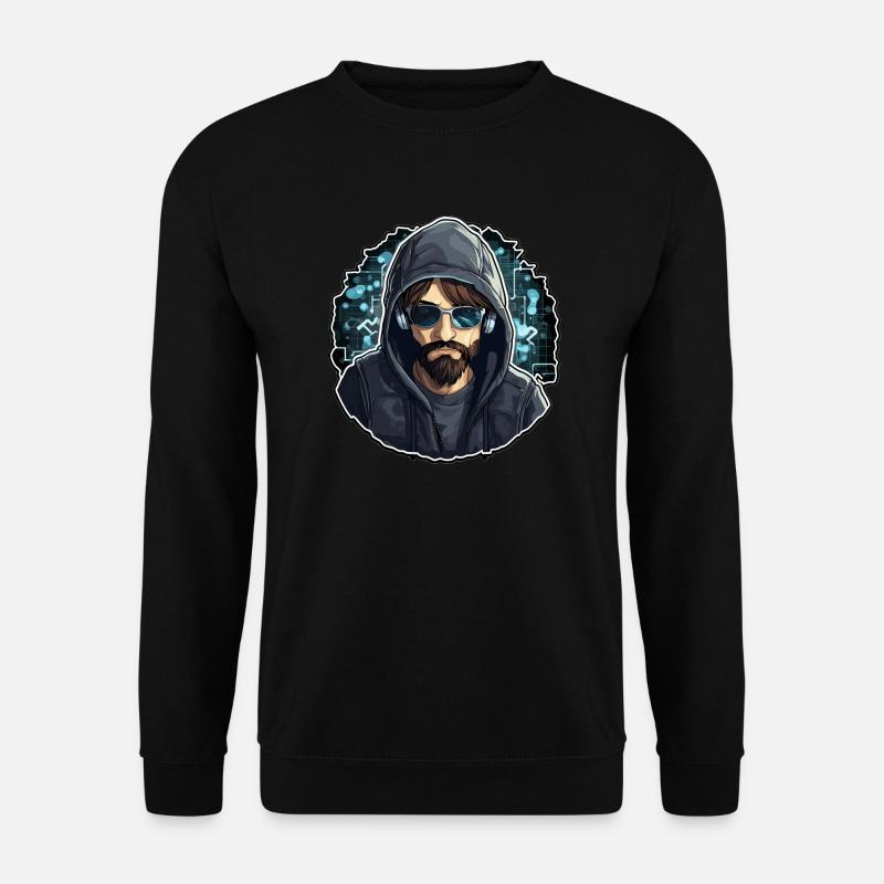 Hacker éthique - Illustration - Sweat-shirt Unisexe - noir