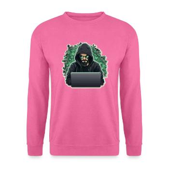Ethical Hacker - Illustration - Unisex Sweatshirt - pink - Front