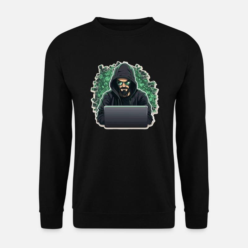 Hacker éthique - Illustration - Sweat-shirt Unisexe - noir