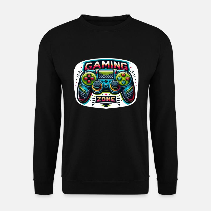 Gaming Zone - Controller Illustration - Unisex Pullover - Schwarz