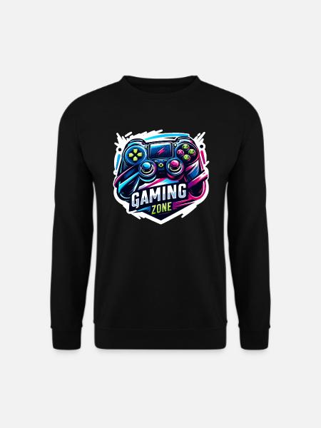 Gaming Zone - Controller Illustration - Unisex Pullover - Schwarz