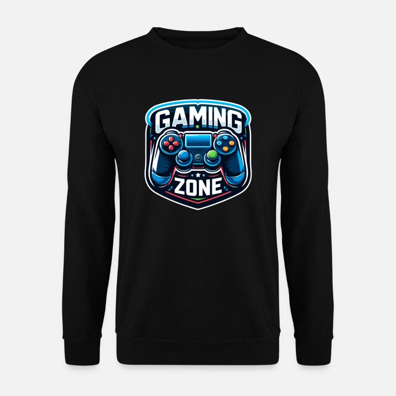 Gaming Zone - Controller Illustration - Unisex Sweatshirt - black