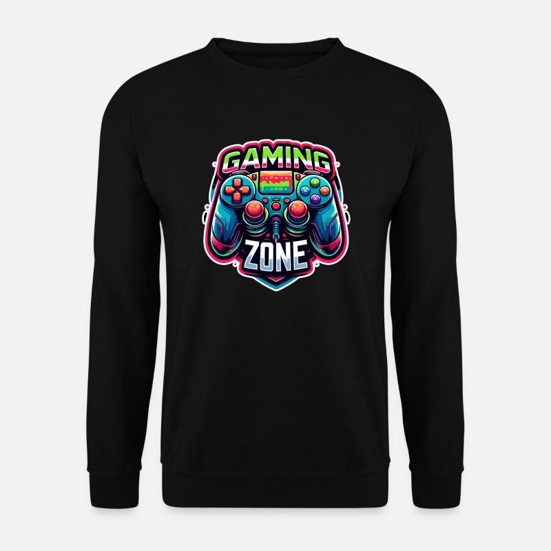 Gaming Zone - Controller Illustration - Unisex Sweatshirt - black