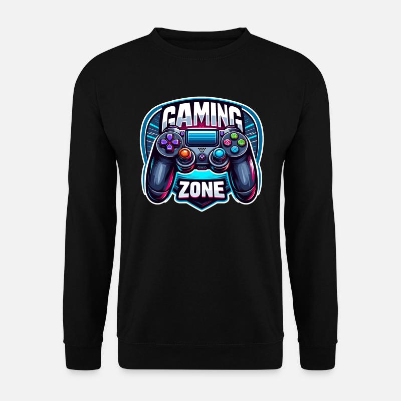 Gaming Zone - Controller Illustration - Unisex Sweatshirt - black