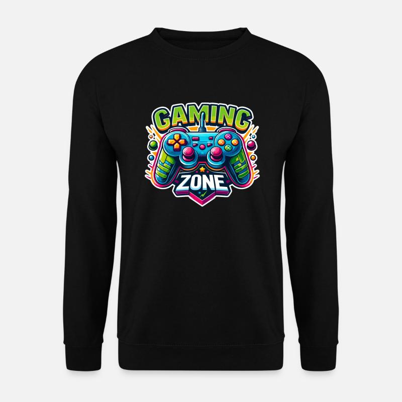 Gaming Zone - Controller Illustration - Unisex Sweatshirt - black