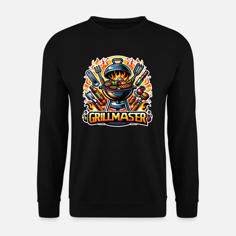 GrillMaster - Grill Illustration - Unisex Sweatshirt - black
