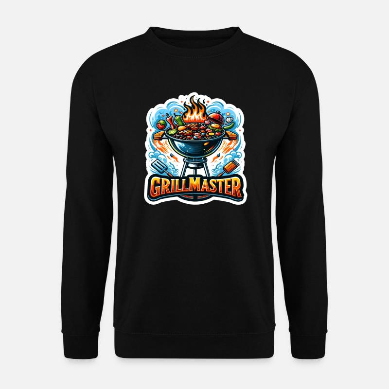 GrillMaster - Grill Illustration - Unisex Sweatshirt - black