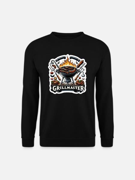 GrillMaster - Grill Illustration - Unisex Sweatshirt - black