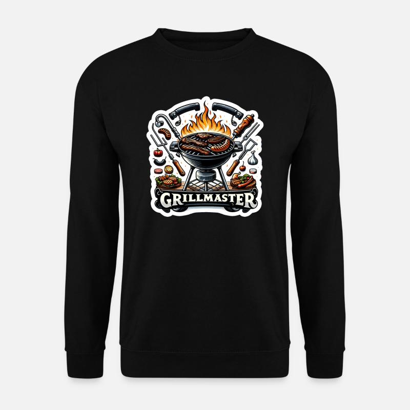 GrillMaster - Illustration de gril - Sweat-shirt Unisexe - noir