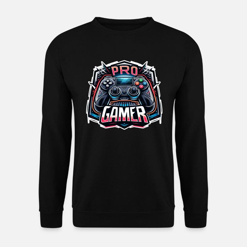 Pro Gamer - Controller Illustration - Unisex Pullover - Schwarz