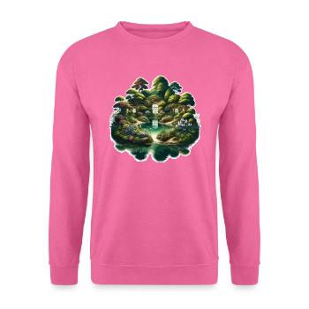 Landscape - Illustration - Unisex Sweatshirt - pink - Front