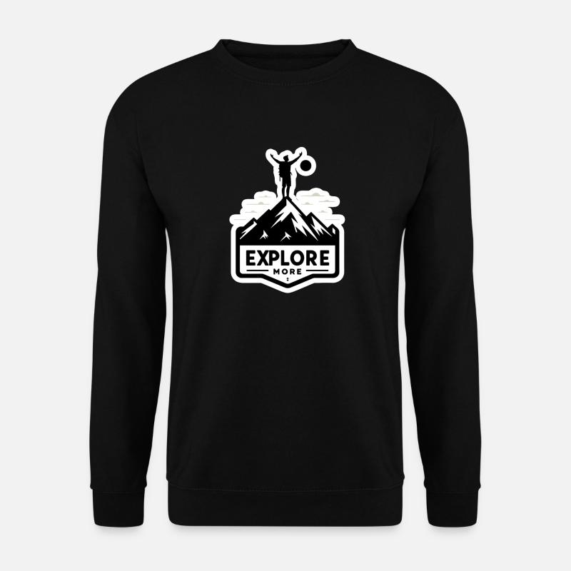 En savoir plus - Wanderer - Sweat-shirt Unisexe - noir