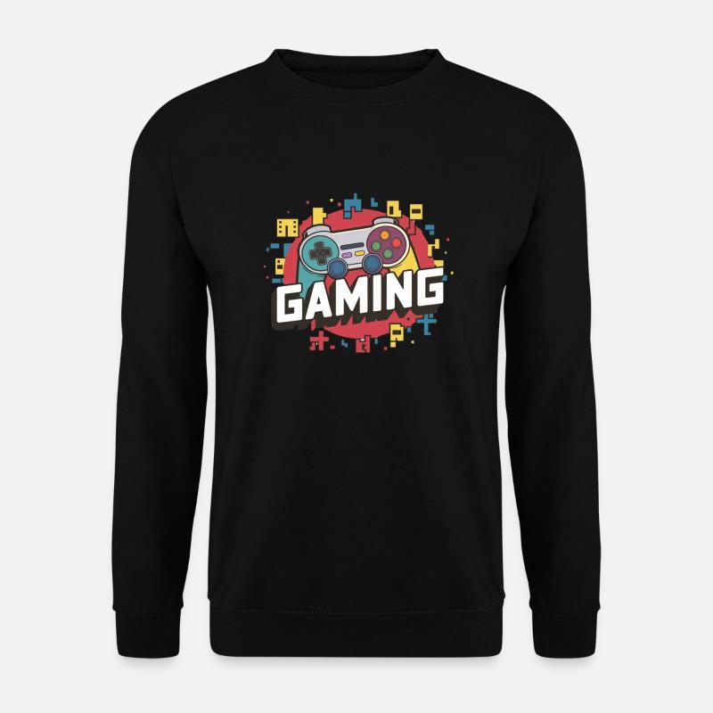 Gaming - Controller - Unisex Pullover - Schwarz