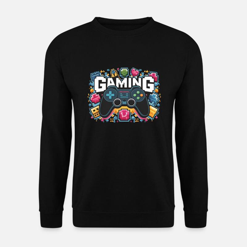 Gaming - Controller - Unisex Pullover - Schwarz