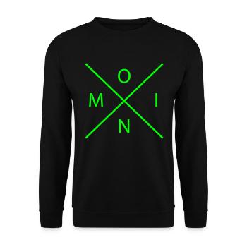 Moin X - Unisex Pullover - Schwarz - Vorne - Alina (178cm) & Michal (187cm)