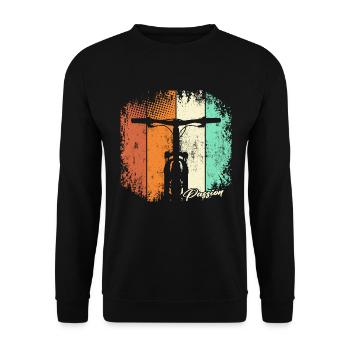 Vélo VTT VTT Vtt - Sweat-shirt Unisexe - noir - Devant - Alina (178cm) & Michal (187cm)