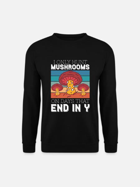 Mushroom pickers and mushroom friends - Unisex Sweatshirt - black