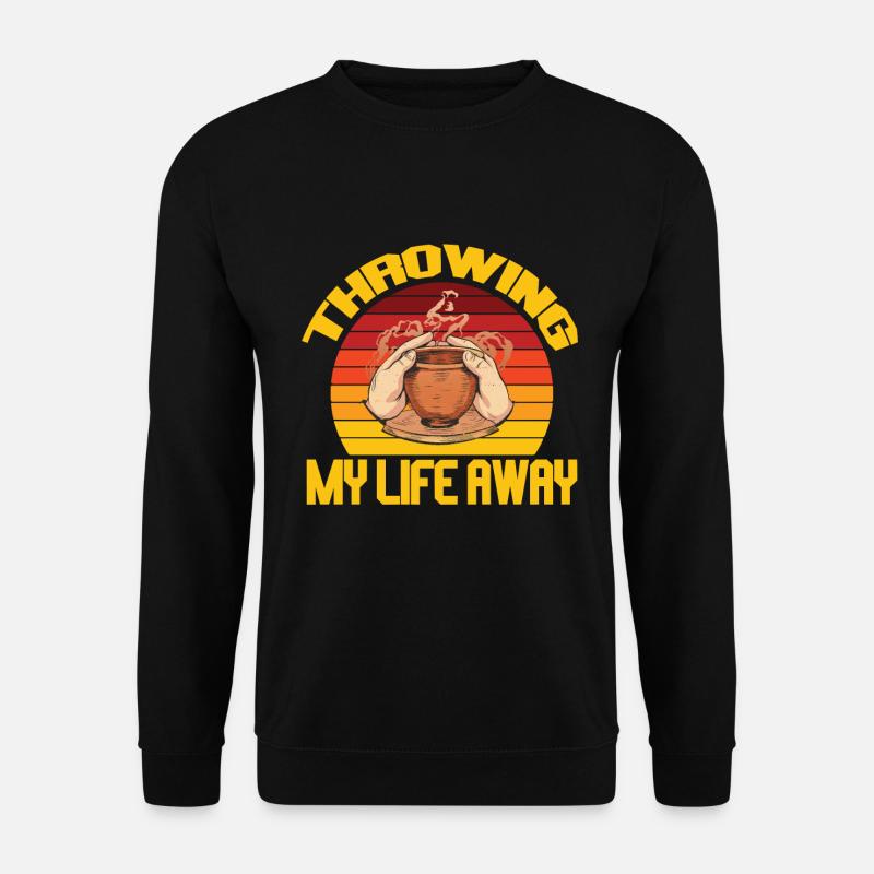 Töpfern und Töpferei - Unisex Pullover - Schwarz