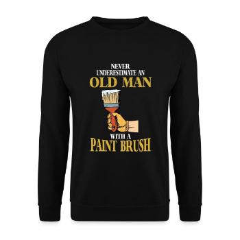 Maler und Lackierer, der Beste und Nervigste Beruf - Unisex Pullover - Schwarz - Vorne - Alina (178cm) & Michal (187cm)